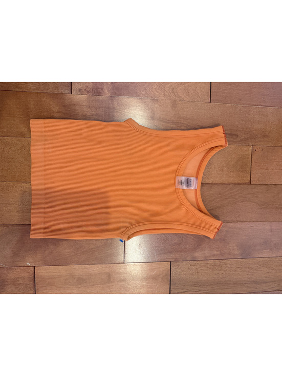 Aritzia Other - Sunday Best Aritzia Orange Ribbed Cropped Tank TopXS